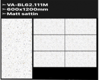 Gạch giả terrazzo 600x1200 Ấn Độ VA-BL62111M