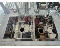 MẪU Chậu rửa chén 82x45cm inox 201 chậu lệch bóng