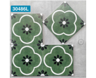 Gạch bông xanh lát nền 30x30 30486L