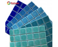 Gạch Mosaic Gốm men rạn 48x48x6mm